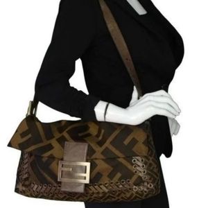 Fendi Zucca XL baguette AUTHENTIC